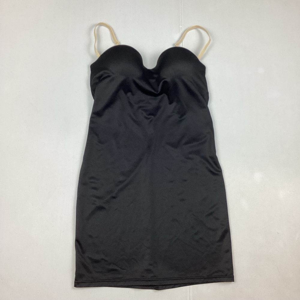 Flexees Maidenform Black Body Shaping Mini Dress 36B